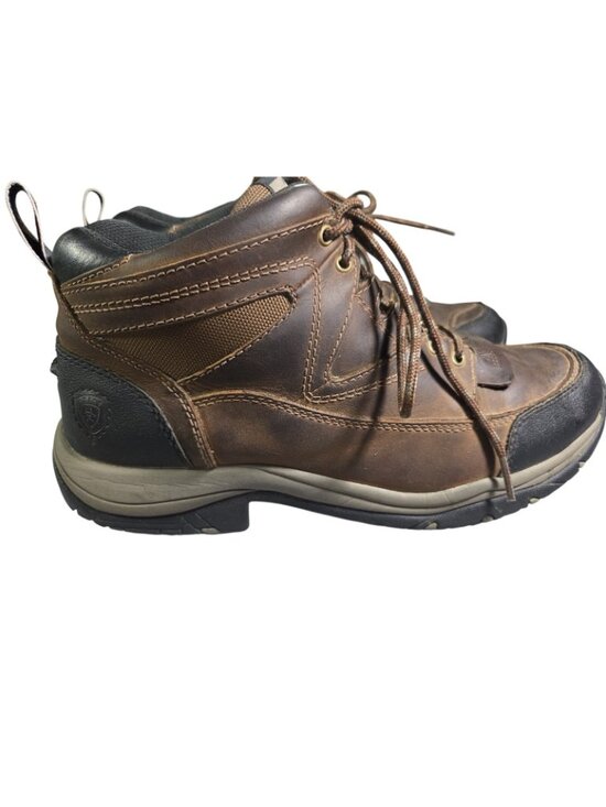 ARIAT ATS Terrain Brown Leather Work Boots Hiking Mens Size 9.5 D main image 5